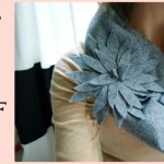 diy felt scarf