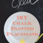 DIY chalk paint placemats DIY chalk paint placemats