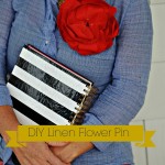 DIY Linen Flower Tutorial DIY Linen Flower Tutorial