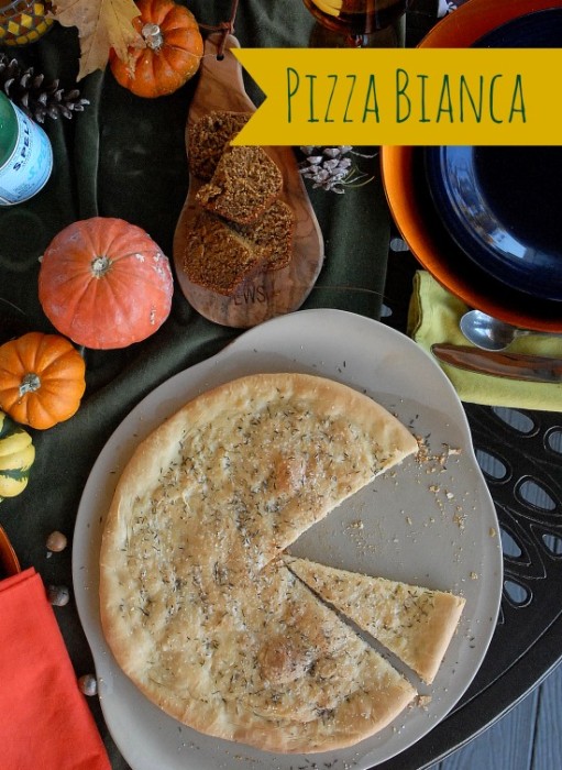 Thanksgiving Tabletop Ideas and Pizza Bianca