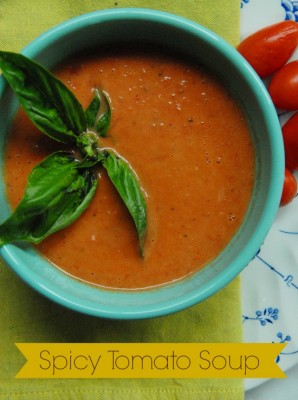 spicy tomato soup recipe via lifeingrace