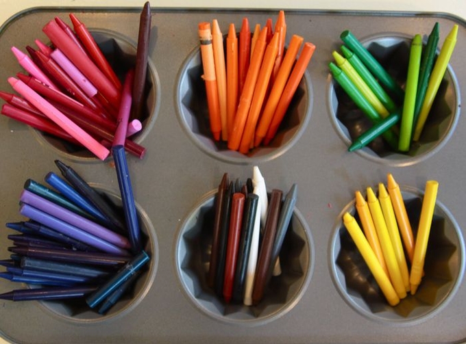 DIY Alphabet Crayons 