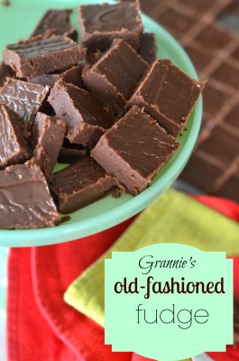 Old-Fashioned Homemade Fudge Recipe via lifeingrace