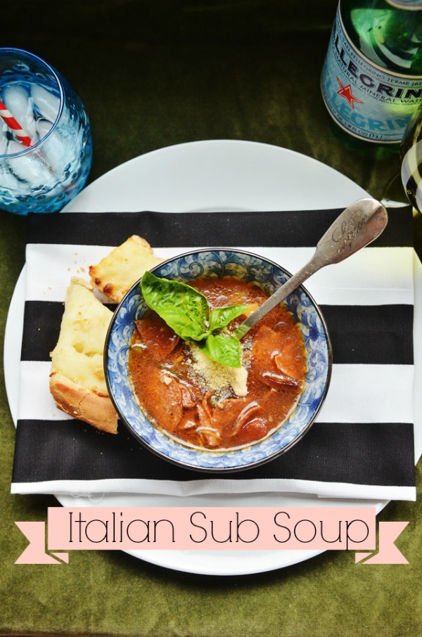 italian sub soup