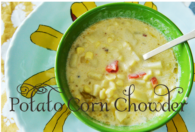 Potato Corn Chowder via lifeingrace