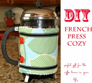 french press cozy tutorial