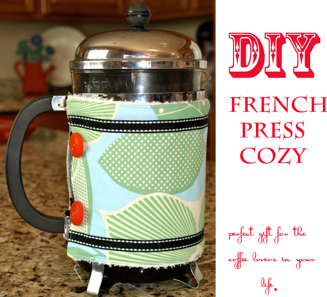 french press cozy tutorial