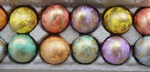 gilded eggs