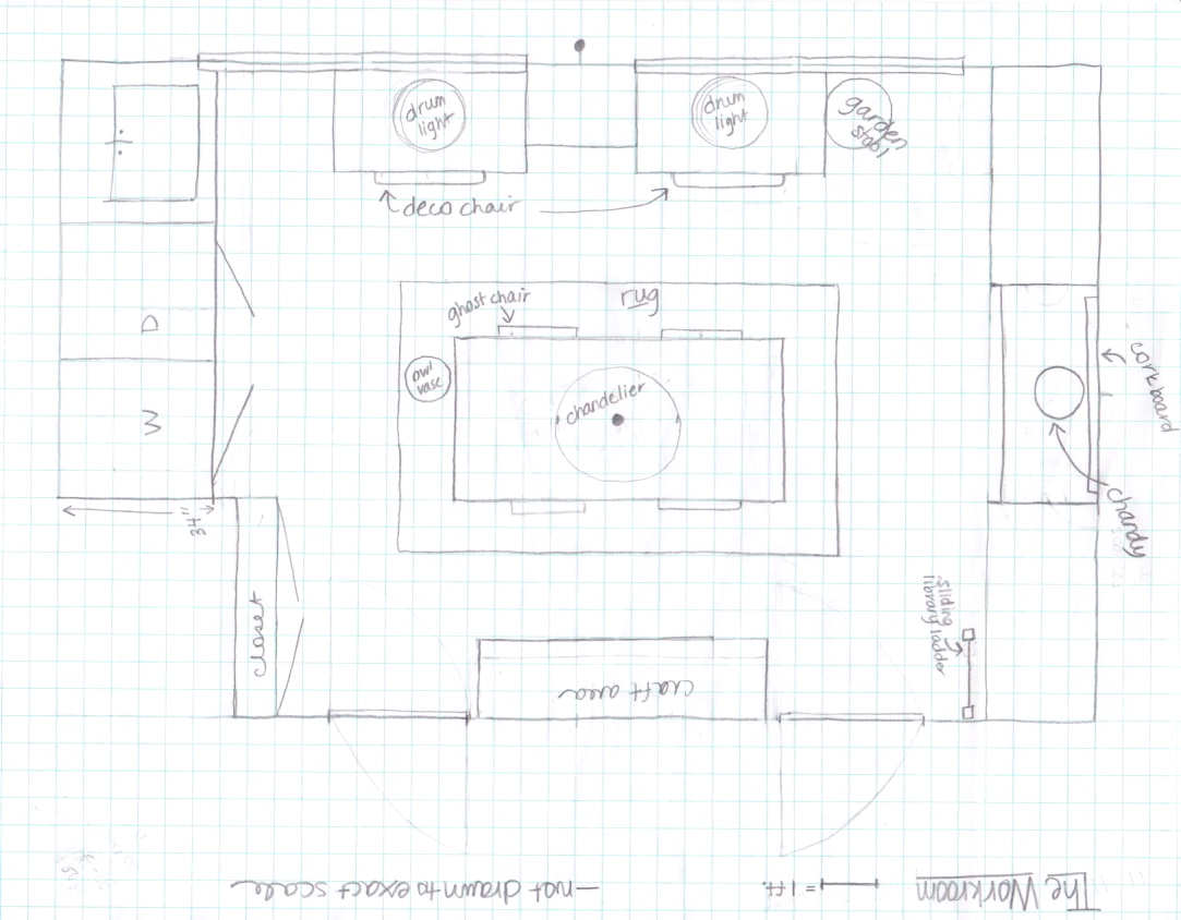 EdieW Workroom floor plan