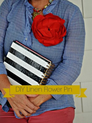 DIY Linen Flower Tutorial