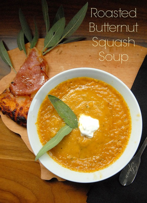 Roasted Butternut Squash Soup via lifeingrace