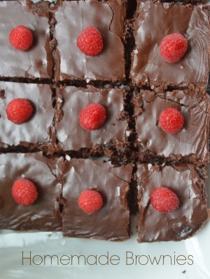 Best Ever Homemade Brownies via lifeingrace