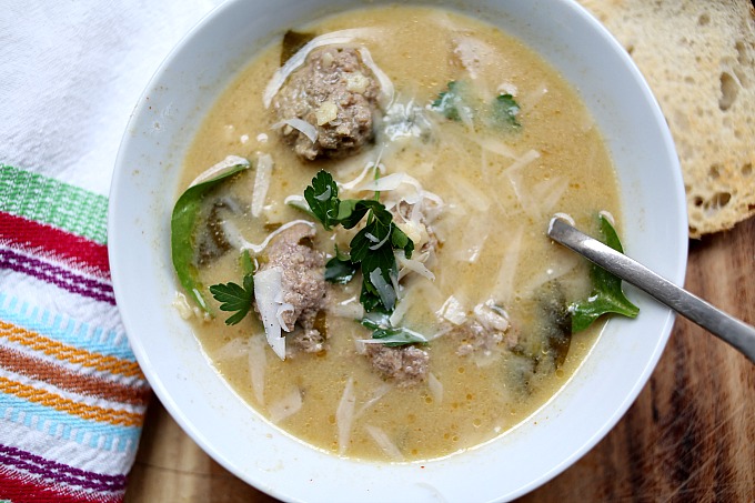 Italian Wedding  Soup via lifeingrace