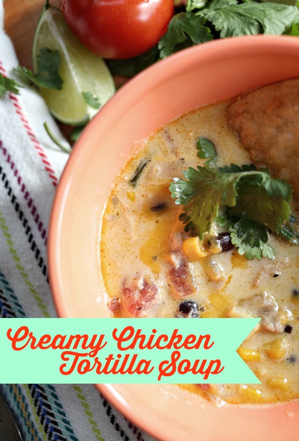 Creamy Chicken Tortilla Soup