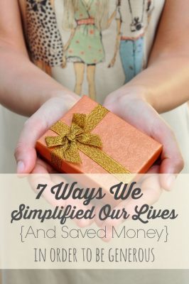 7 Ways to Simplify Your Life And Save Money