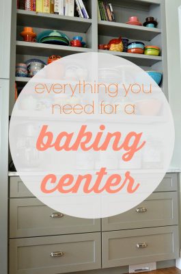 How to Set Up a Baking Center