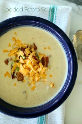 loaded potato soup via lifeingrace